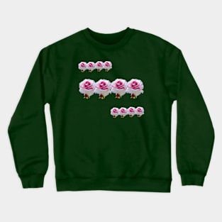 roses flower beautyful art Design Crewneck Sweatshirt